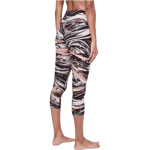 Lululemon Wunder Under Crop High-Rise Full-On Luxtreme 21" Colour Splash Size 8 - Picture 3 of 10